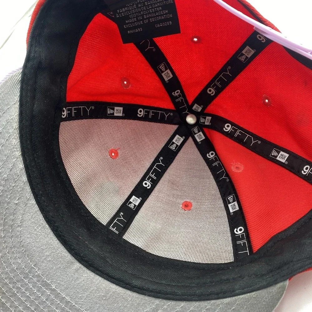 Washington Nationals Hat New‎ Era 9fifty SnapBack Red Cleaned VGC Adjustable